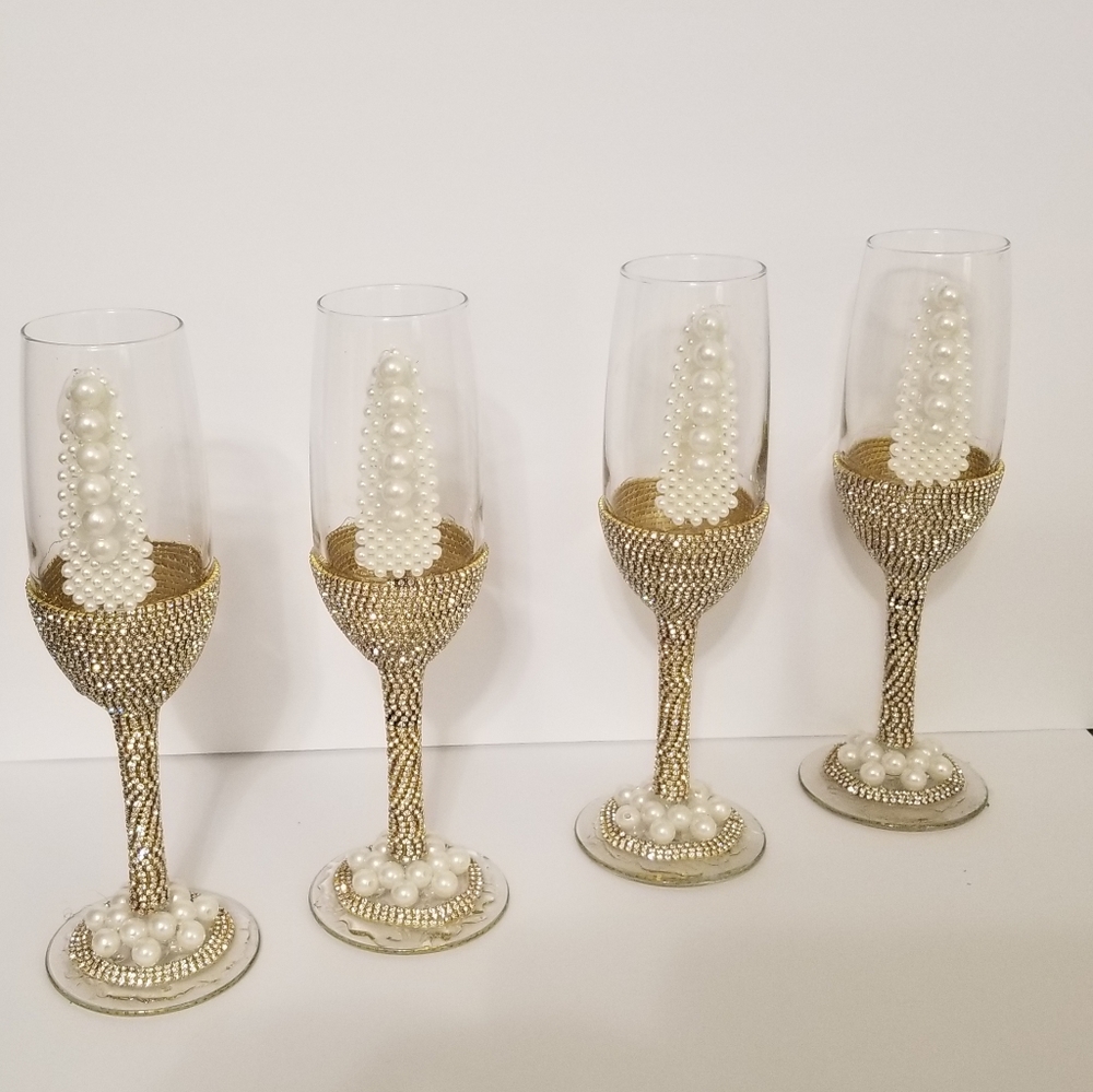 4 pc champagne chutes